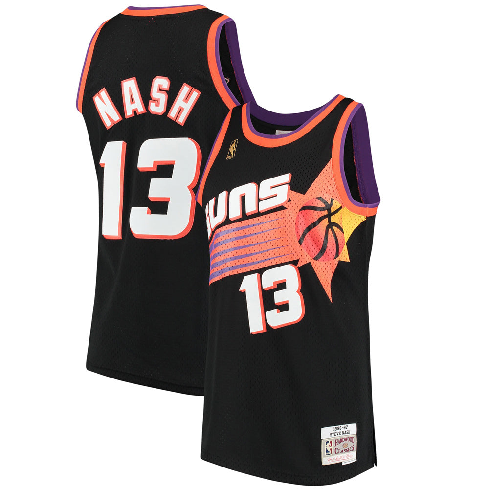 Men's Phoenix Suns Steve Nash 1996-97 Hardwood Classics Jersey - Black