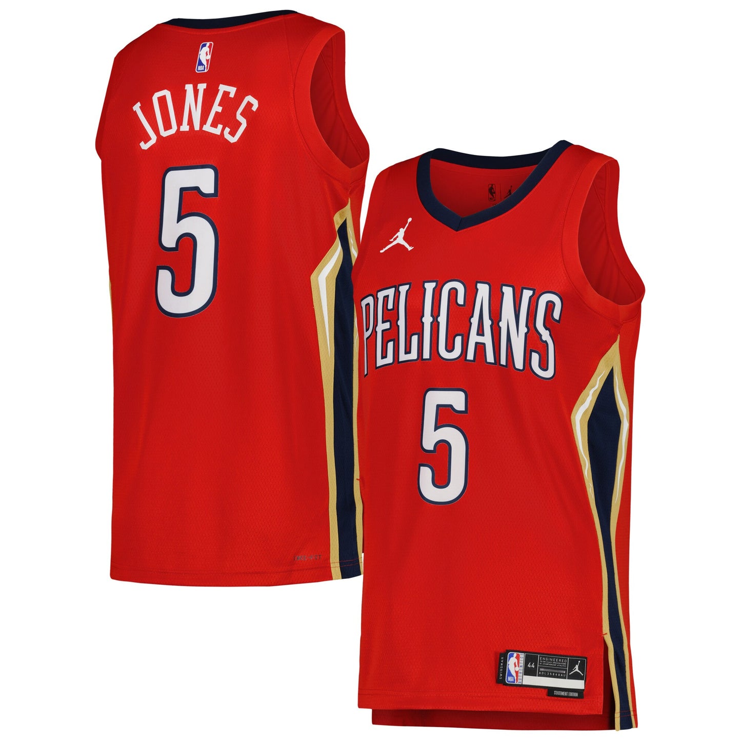 Herbert Jones New Orleans Pelicans Jordans Brand Unisex Swingman Jersey - Statement Edition - Red