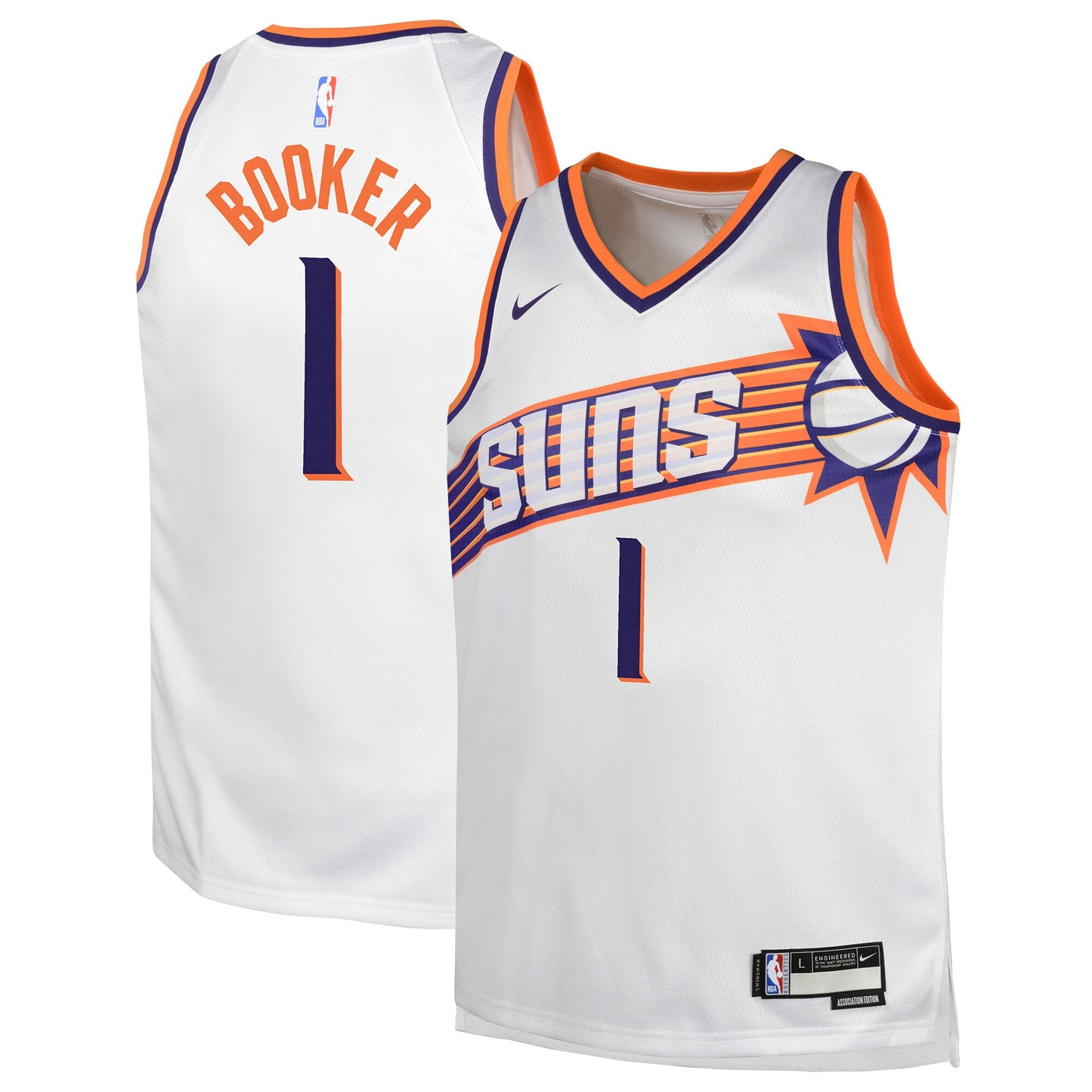 Devin Booker Phoenix Suns Nike Youth Swingman Jersey - Association Edition - White