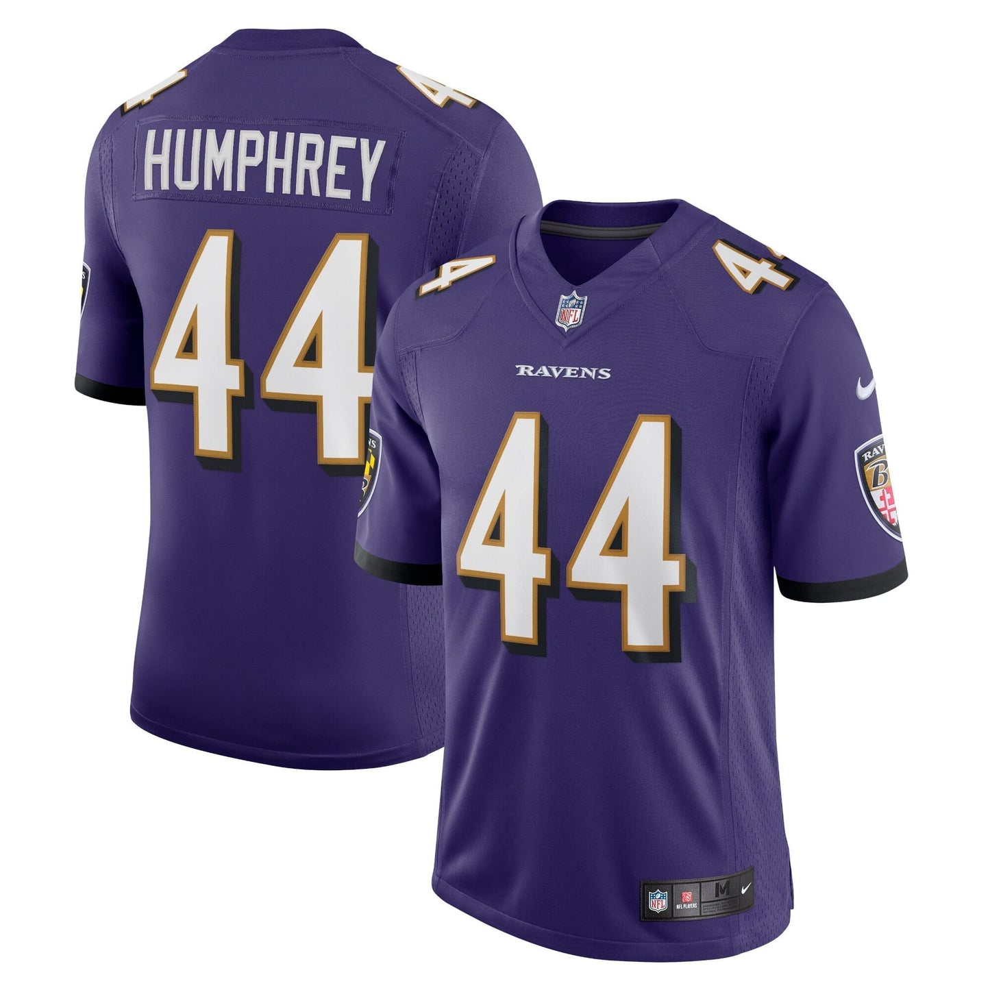 Men's Nike Marlon Humphrey Purple Baltimore Ravens Vapor Limited Jersey