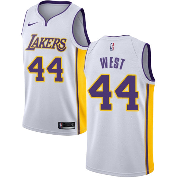 Men's Los Angeles Lakers Jerry West Association Jersey - White