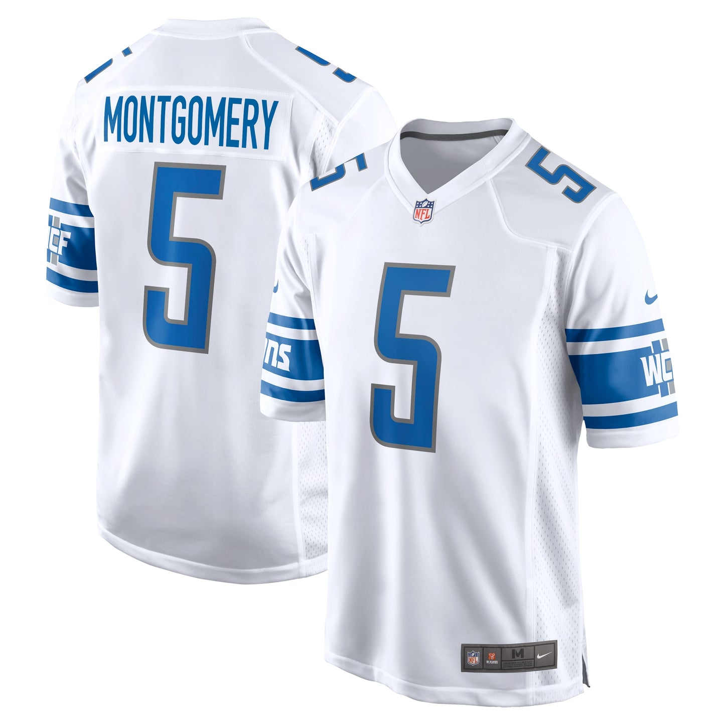 David Montgomery Detroit Lions Nike Game Player Jersey - { White