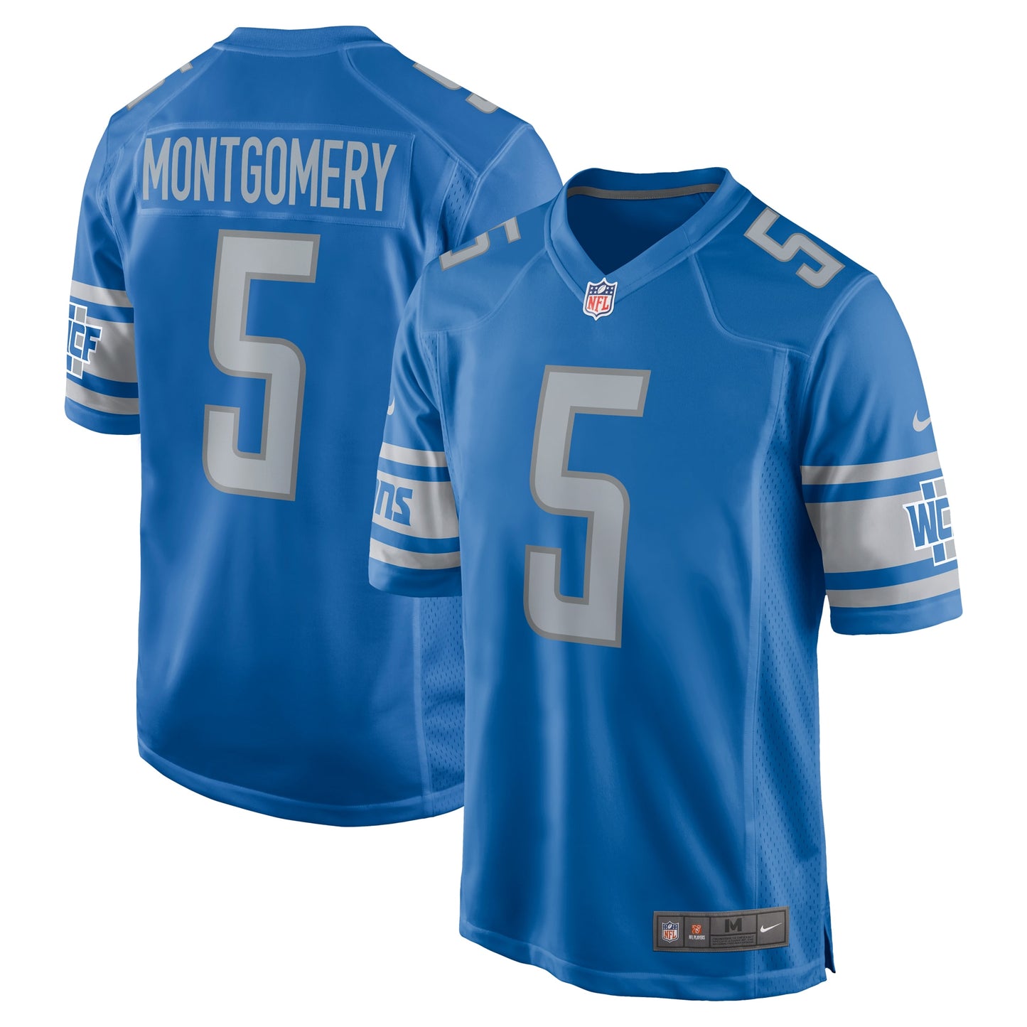 David Montgomery Detroit Lions Nike Game Player Jersey - Blue