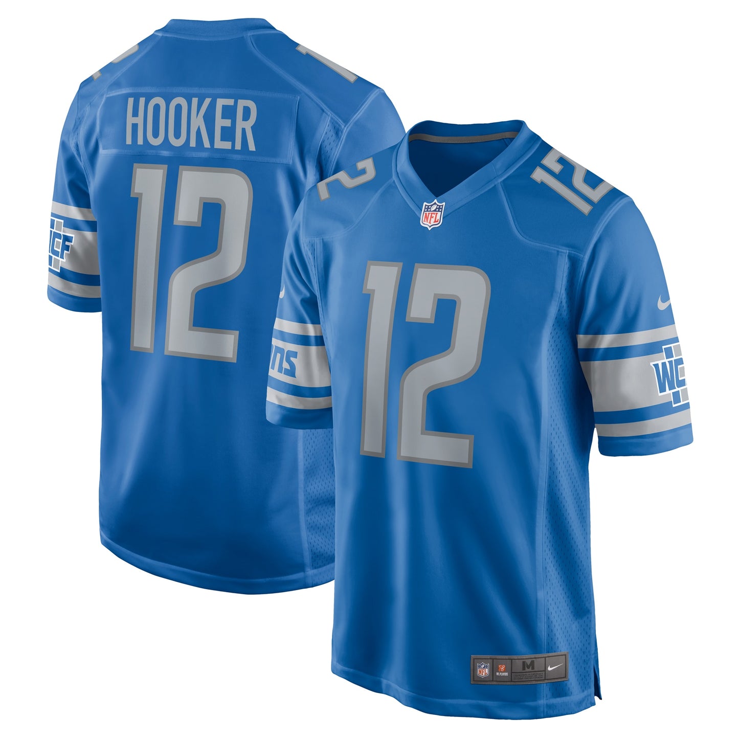Hendon Hooker Detroit Lions Nike 2023 NFL Draft Pick Game Jersey - Blue
