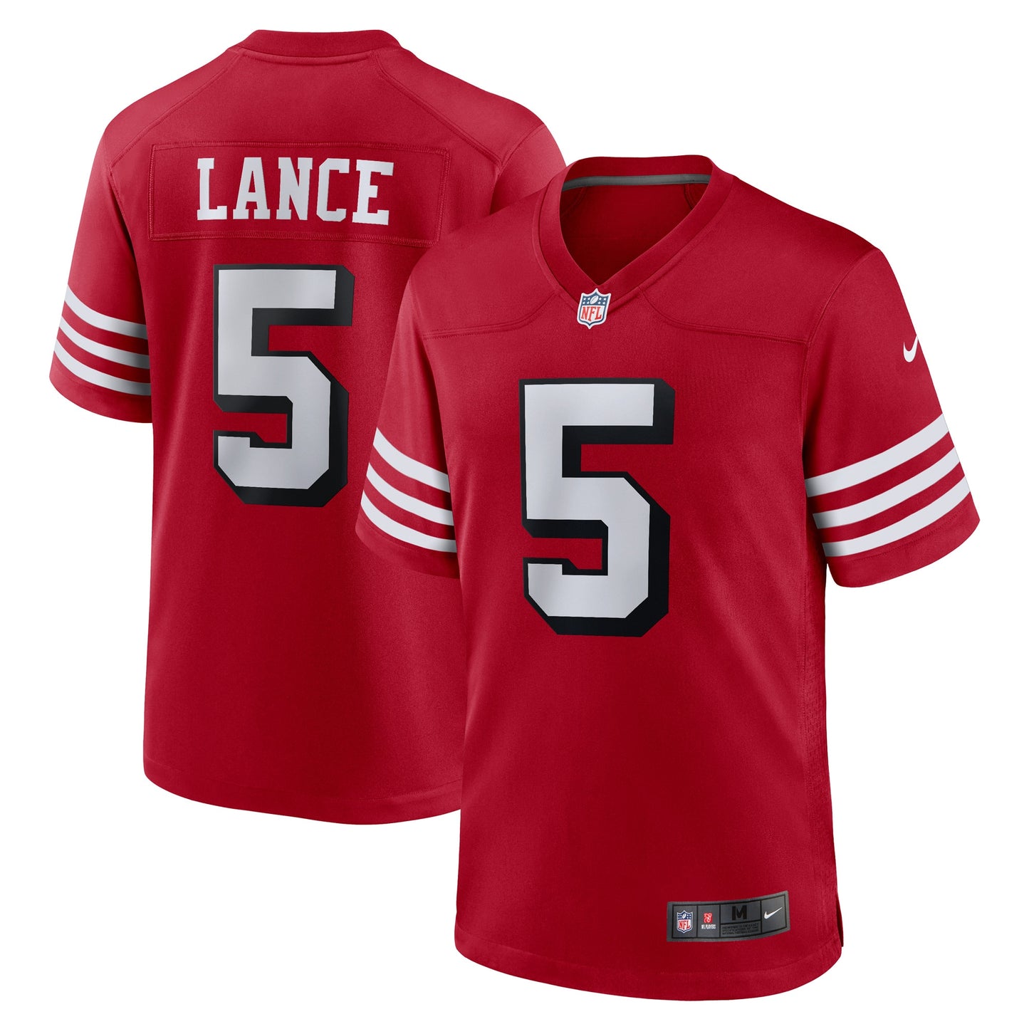 Trey Lance San Francisco 49ers Nike Alternate Game Player Jersey - Scarlet