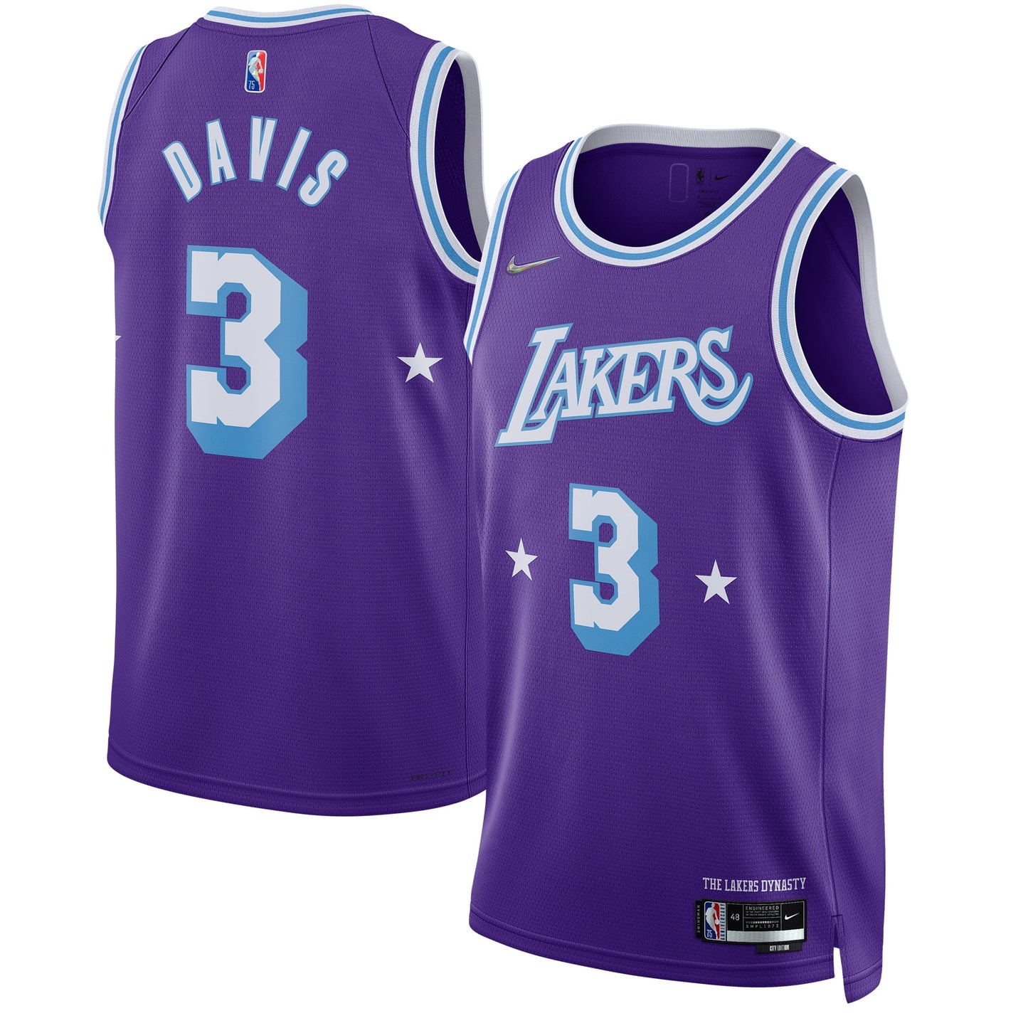 Anthony Davis Los Angeles Lakers Nike 2021/22 Swingman Jersey - City Edition - Purple
