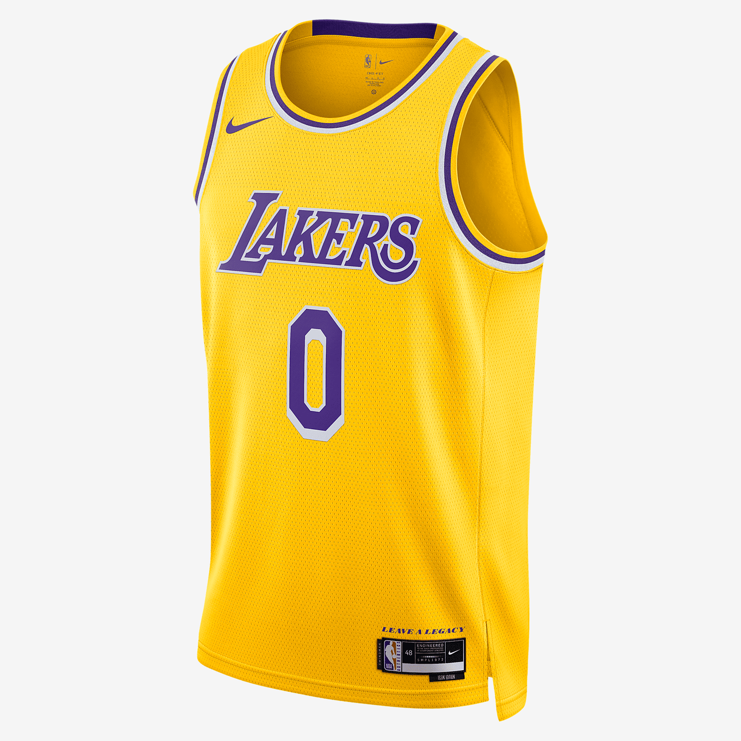 Los Angeles Lakers Icon Edition 2022/23 Nike Dri-FIT NBA Swingman Jersey - Amarillo