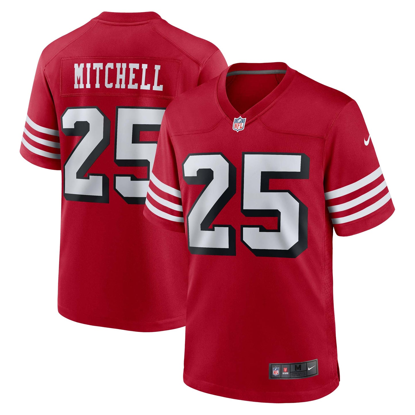 Elijah Mitchell San Francisco 49ers Nike Alternate Game Jersey - Scarlet