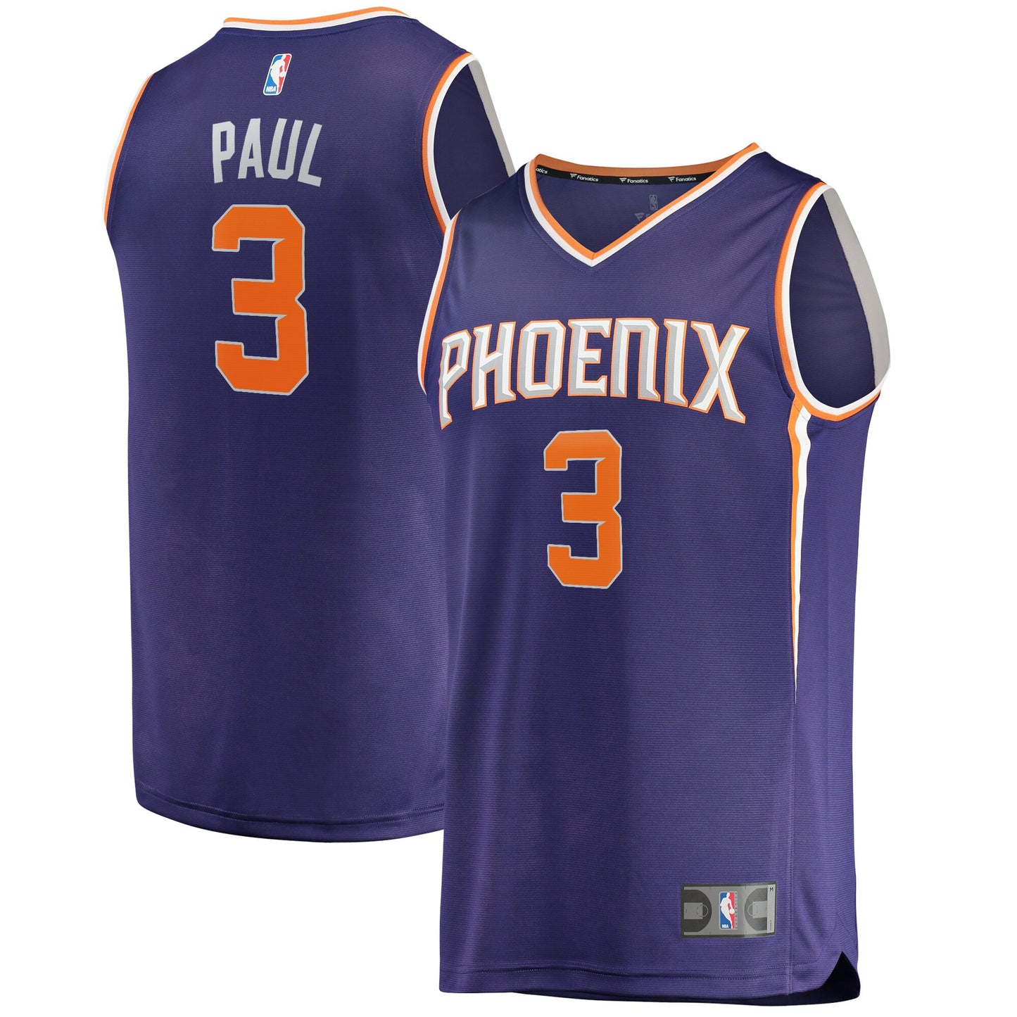 Chris Paul Phoenix Suns Fanatics Branded 2020/21 Fast Break Replica Player Jersey - Icon Edition - Purple