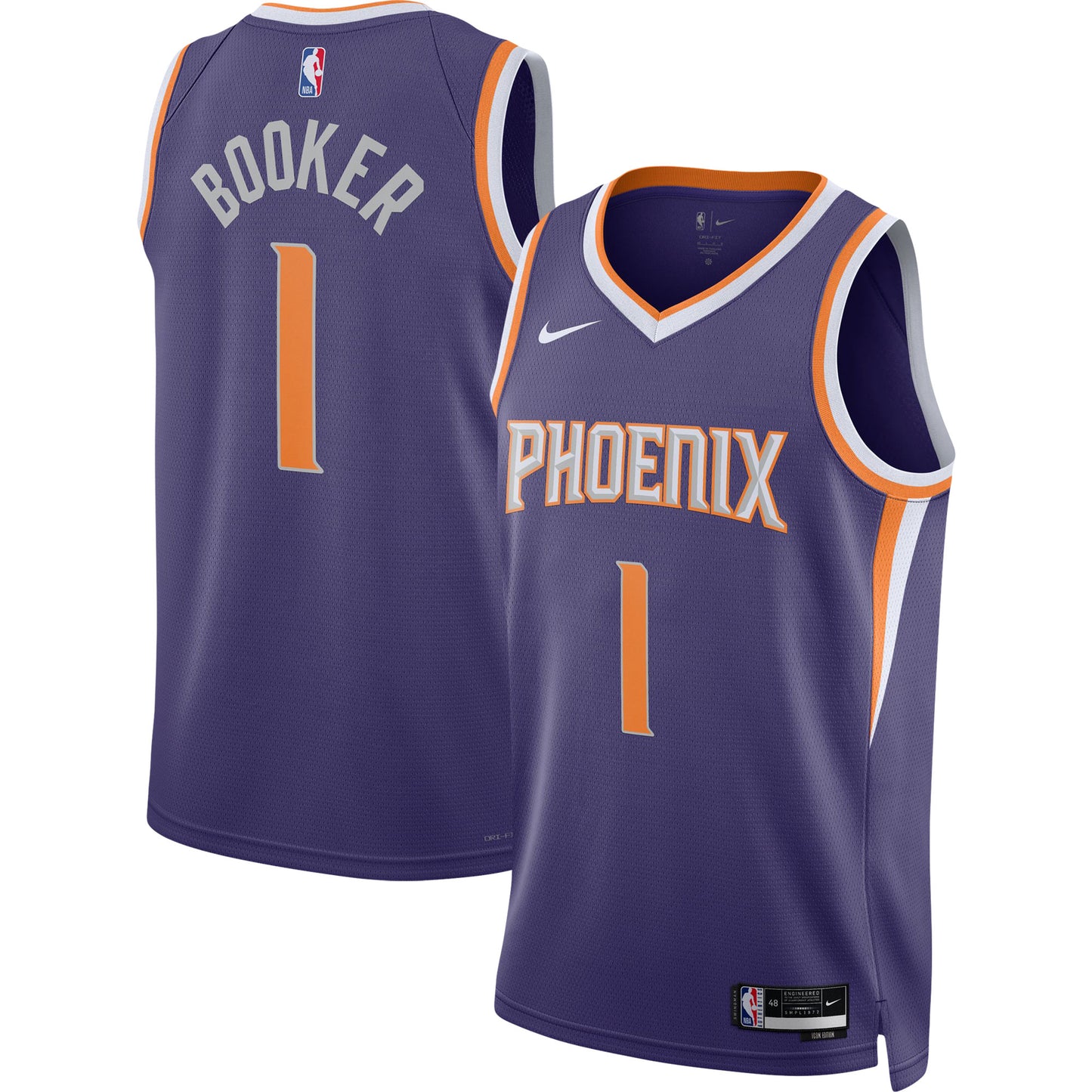 Devin Booker Phoenix Suns Nike Unisex Swingman Jersey - Association Edition - Purple