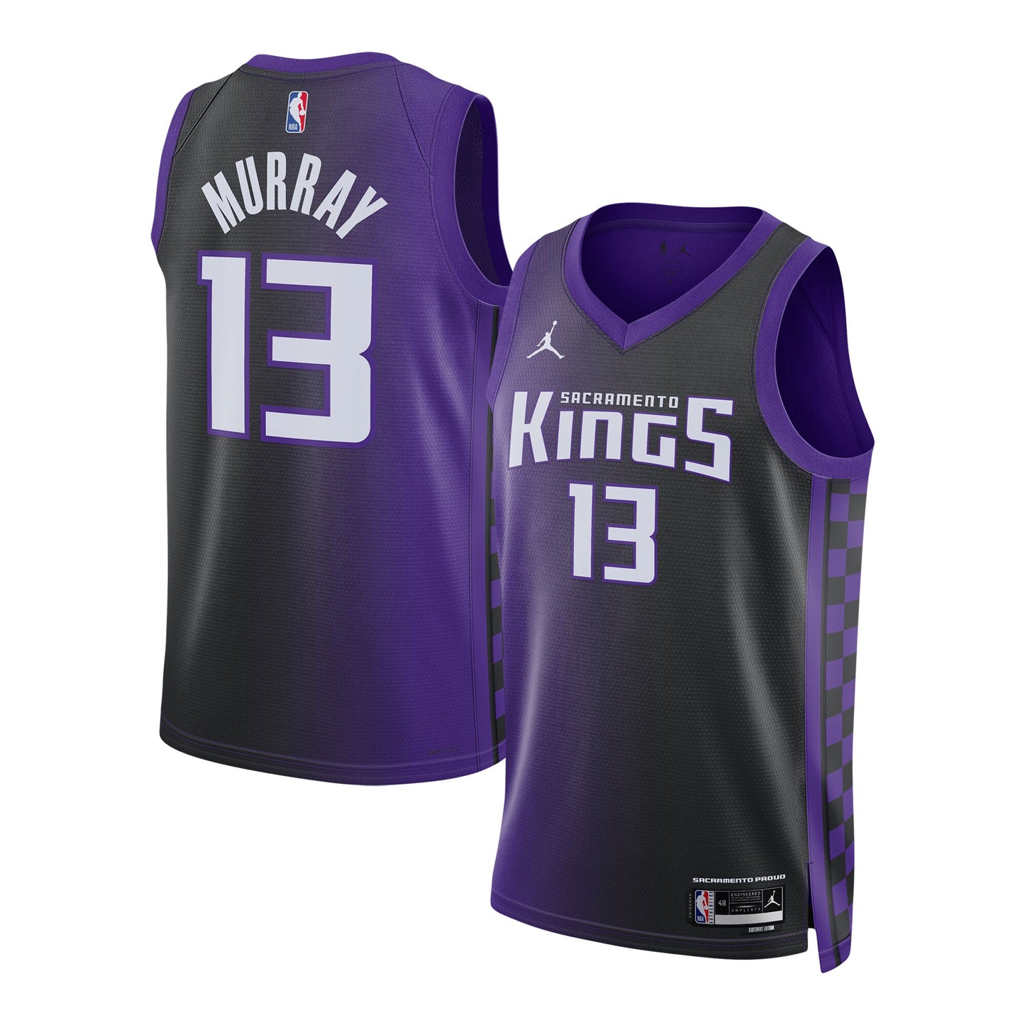 Keegan Murray Sacramento Kings Jordans Brand Unisex Swingman Jersey - Statement Edition - Purple
