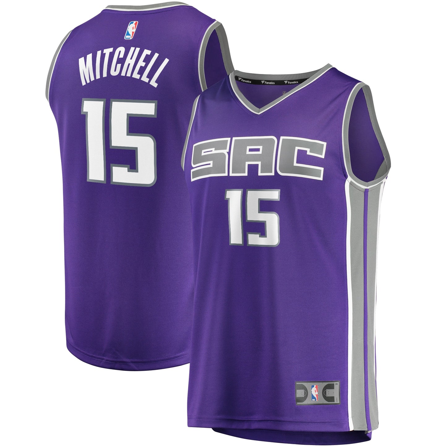 Davion Mitchell Sacramento Kings Fanatics Branded Youth Fast Break Player Jersey - Icon Edition - Purple