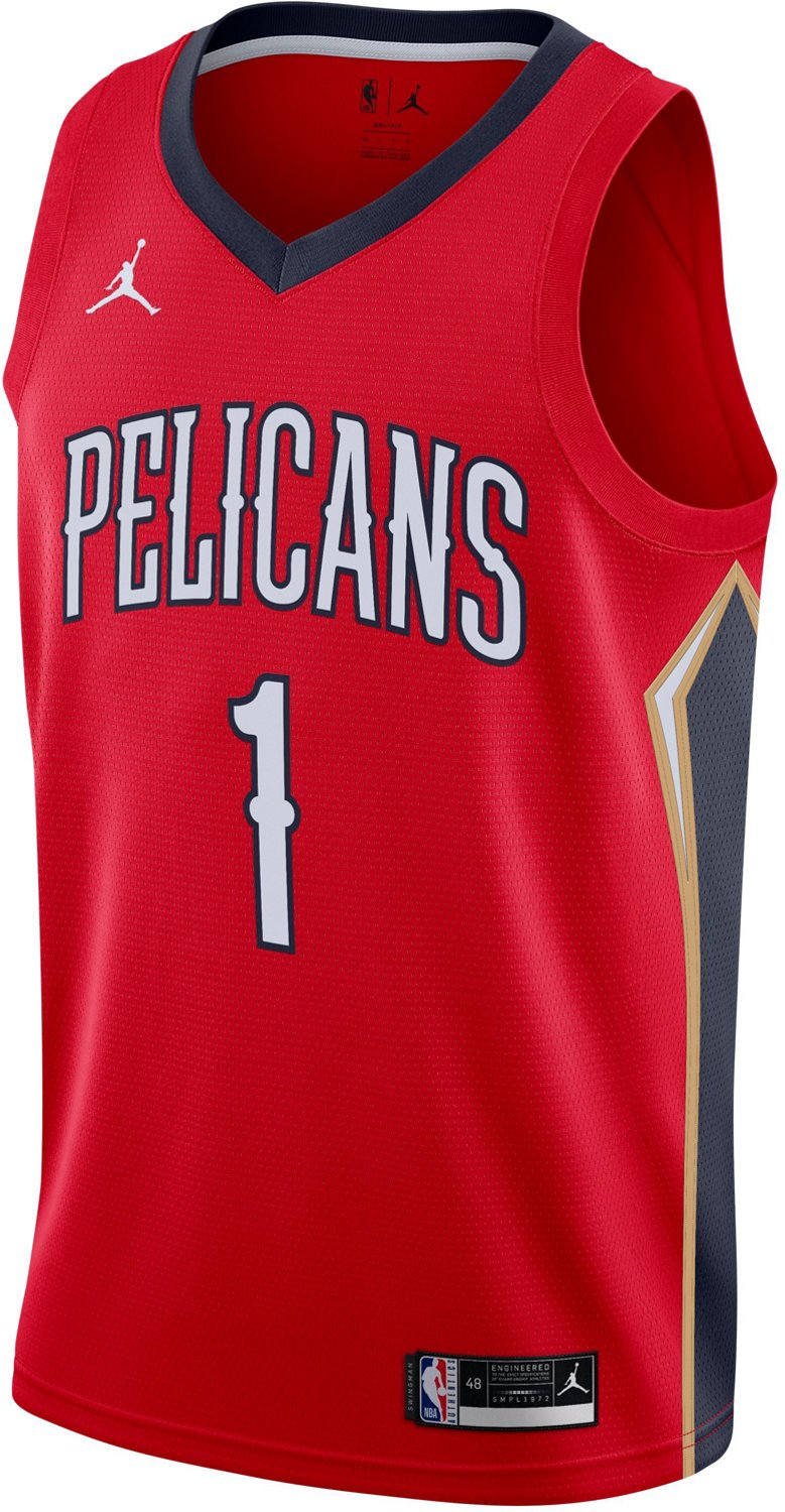 Nike Men's New Orleans Pelicans Zion Williamson Swingman Statement Jersey