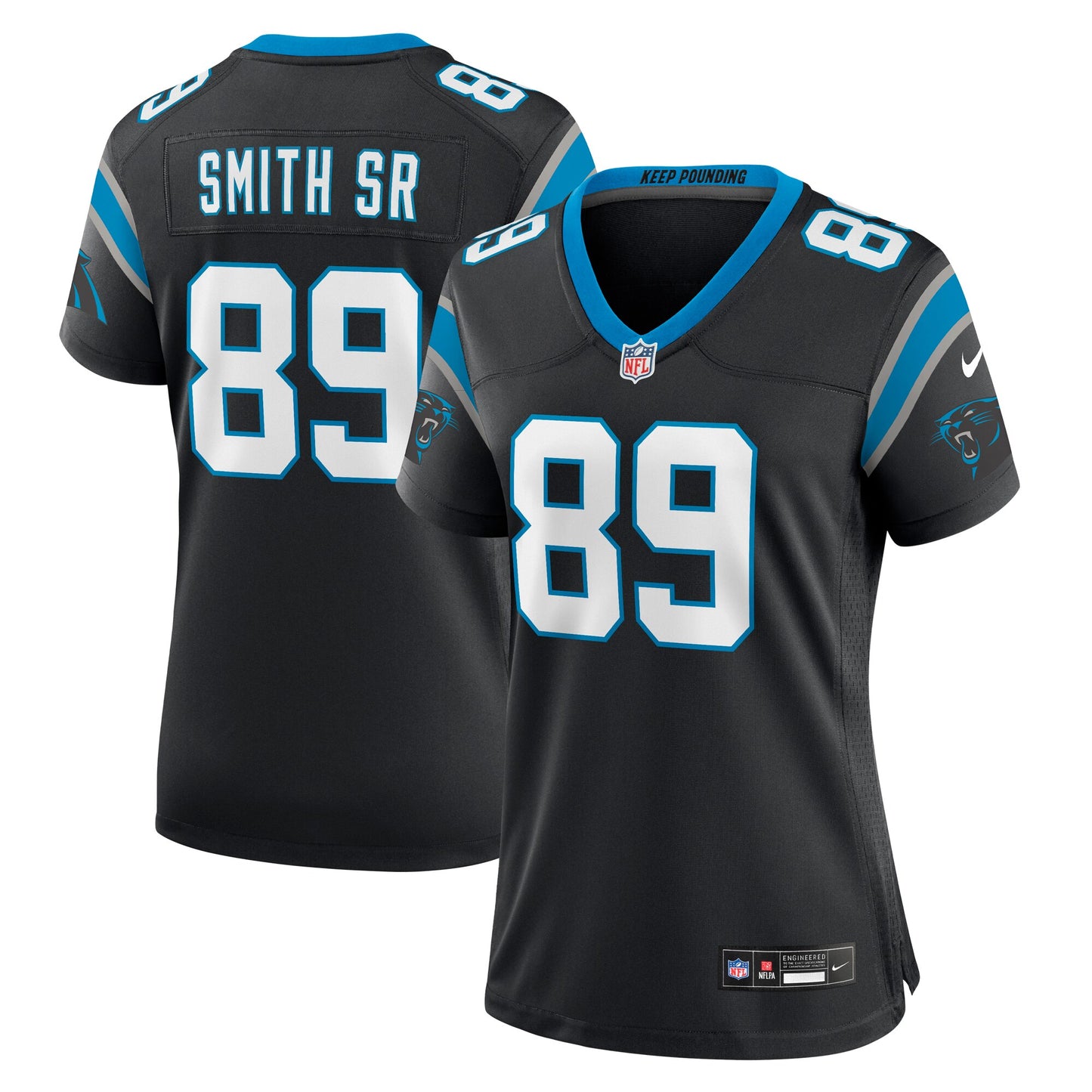 Steve Smith Sr. Carolina Panthers Nike Women's Retired Player Game Jersey - Black