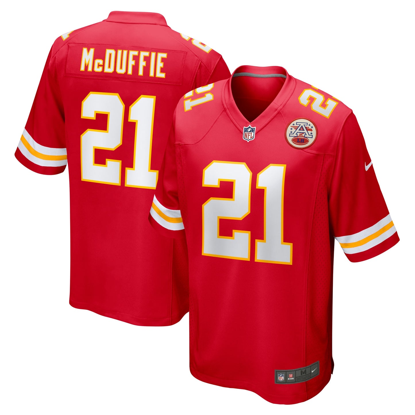 Trent McDuffie Kansas City Chiefs Nike Player Game Jersey - Red