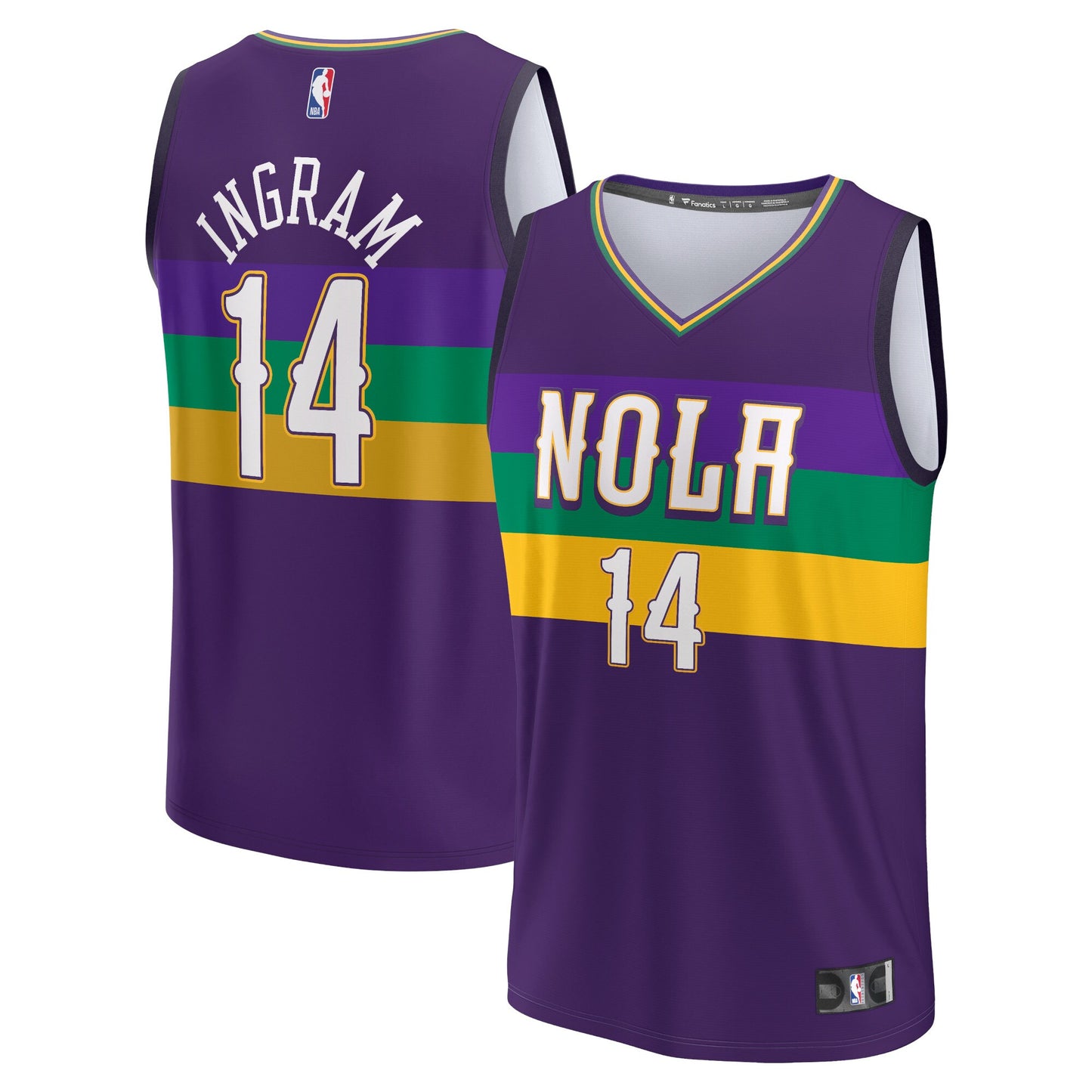 Brandon Ingram New Orleans Pelicans Fanatics Branded Youth 2022/23 Fastbreak Jersey - City Edition - Purple