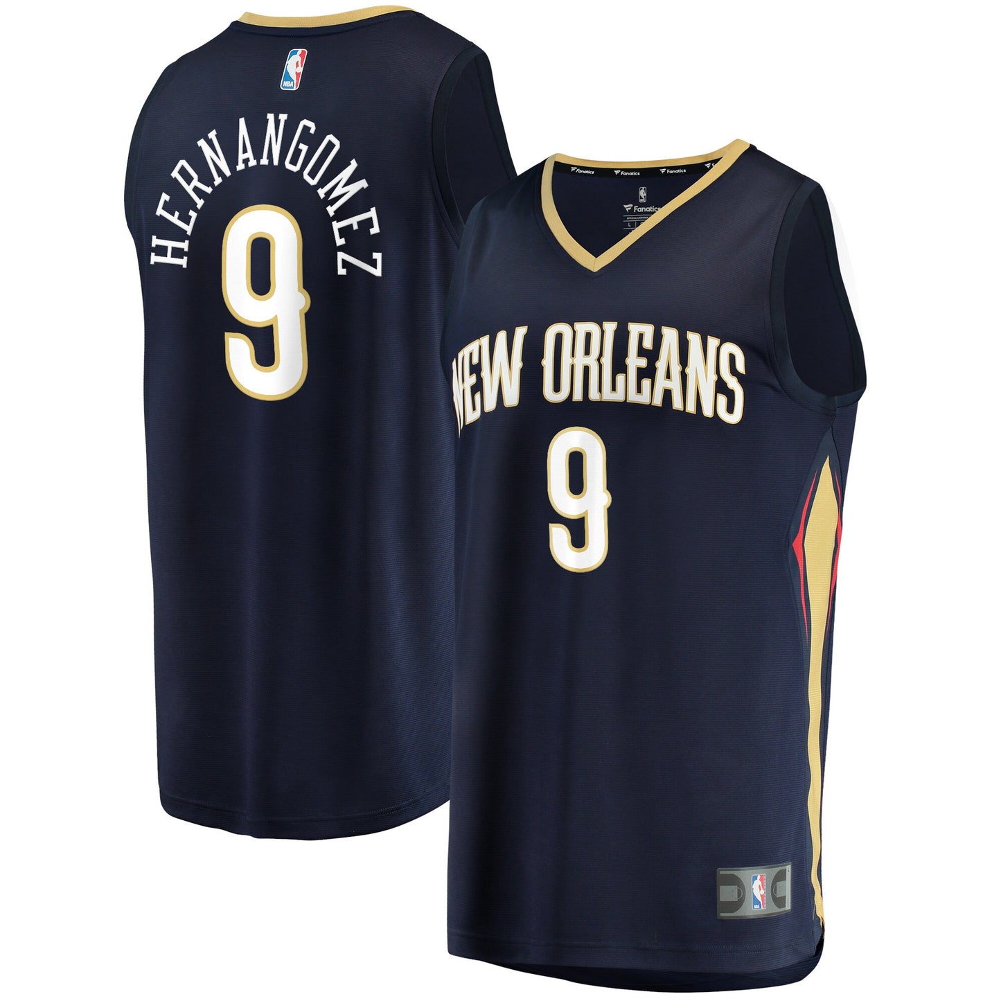 Willy Hernangomez New Orleans Pelicans Fanatics Branded 2021/22 Fast Break Replica Jersey - Icon Edition - Navy
