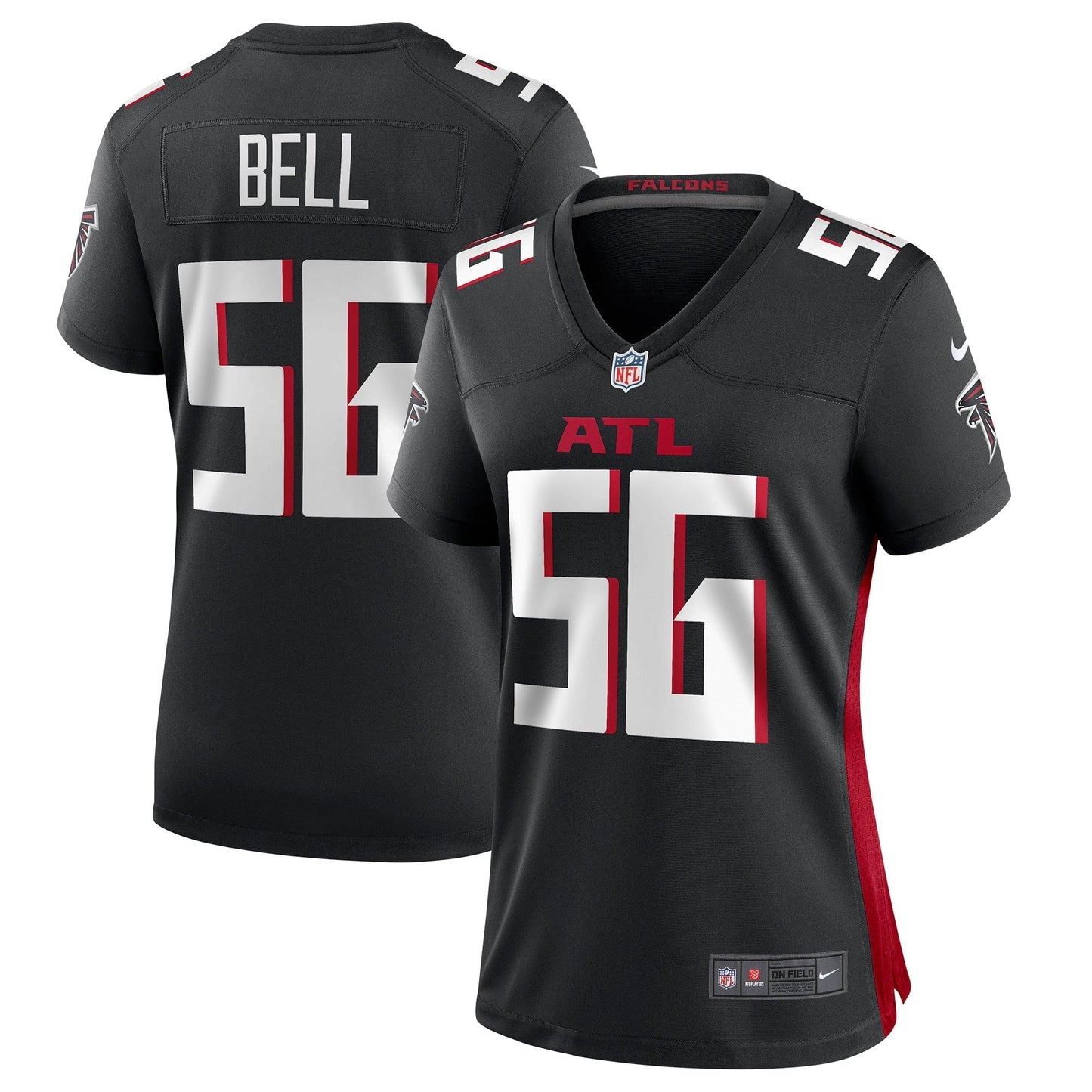 Women's Nike Quinton Bell Black Atlanta Falcons Game Jersey