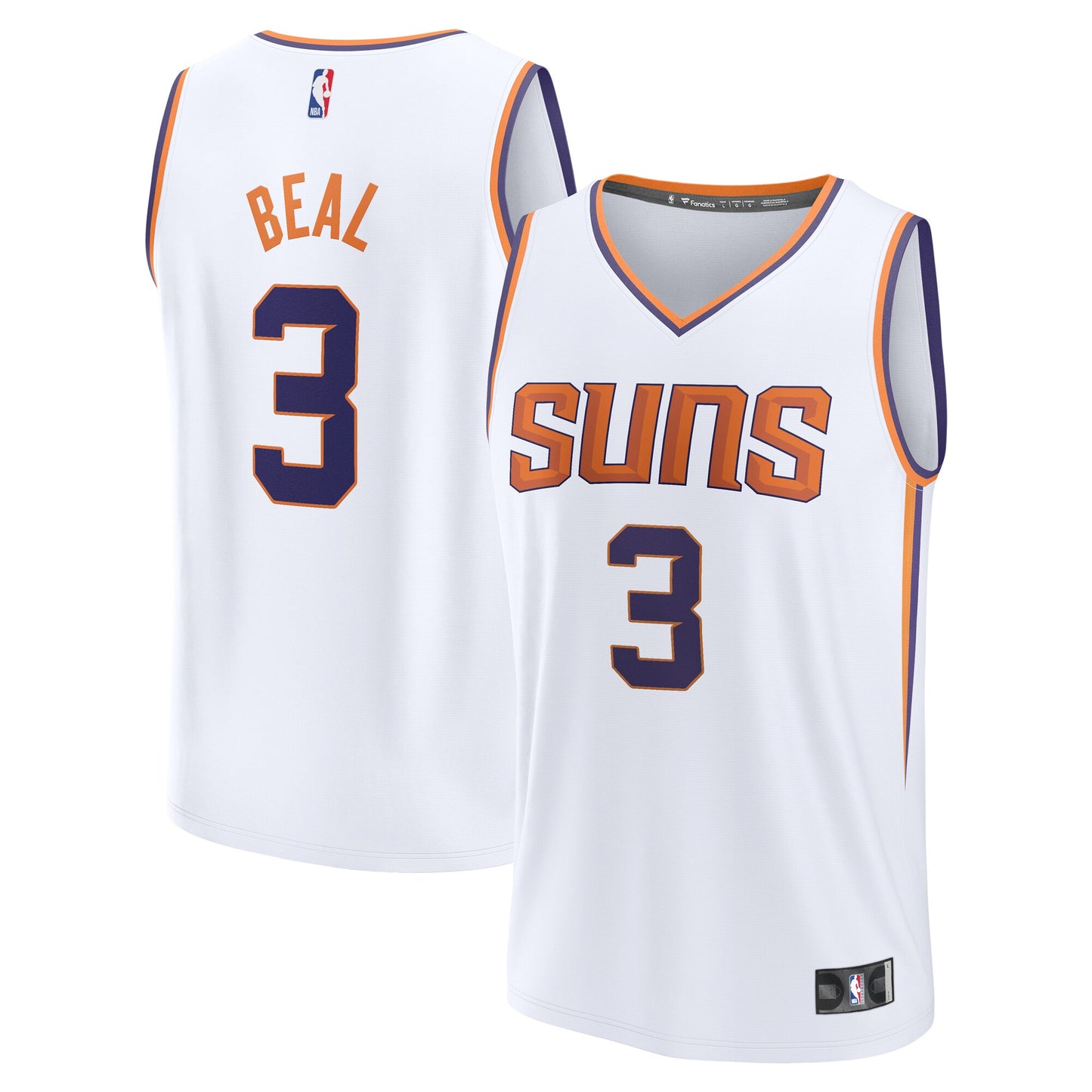 Bradley Beal Phoenix Suns Fanatics Branded Fast Break Player Jersey - Association Edition - White